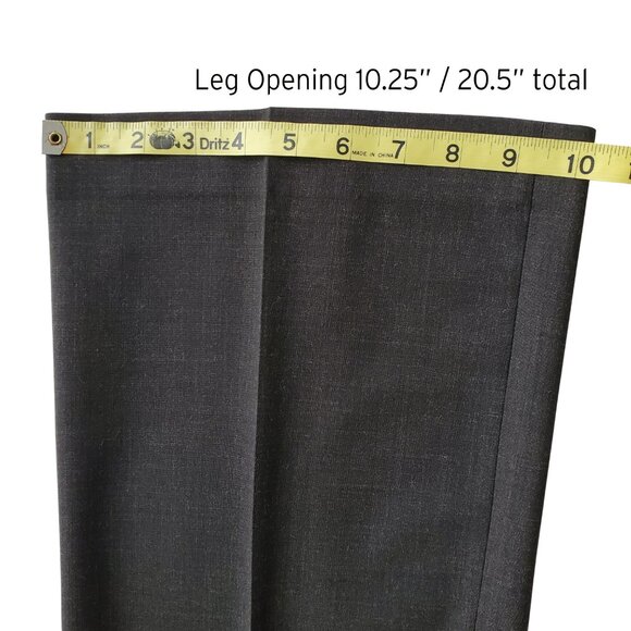 Express Studio Editor Pants Trousers Career Work Office Wear Dark Brown Size 4 - Picture 13 of 14